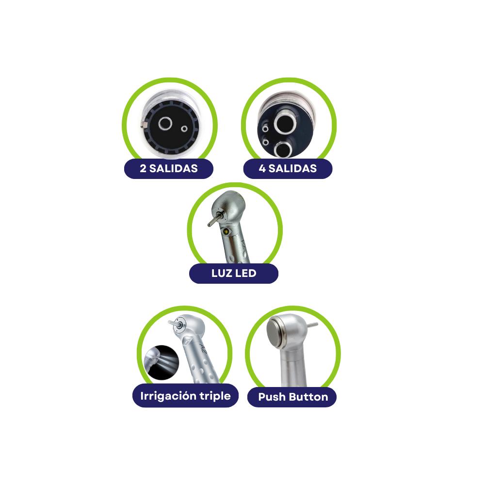 Pieza de Mano Alta Velocidad A2 Pro