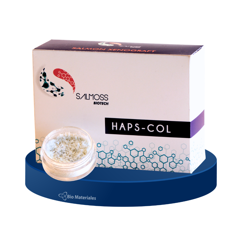 HAPS-COL  Xenoinjerto de hidroxiapatita de salmón + colágeno