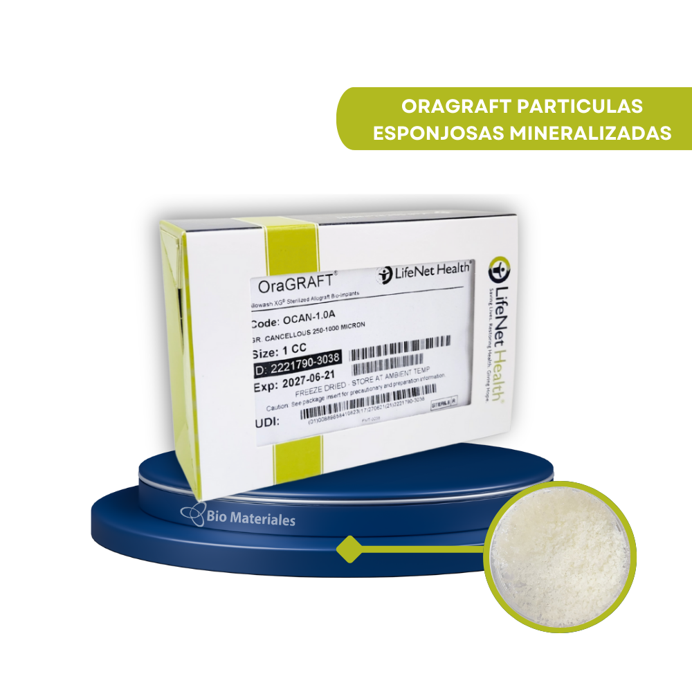OraGRAFT Partículas Esponjosas Mineralizadas