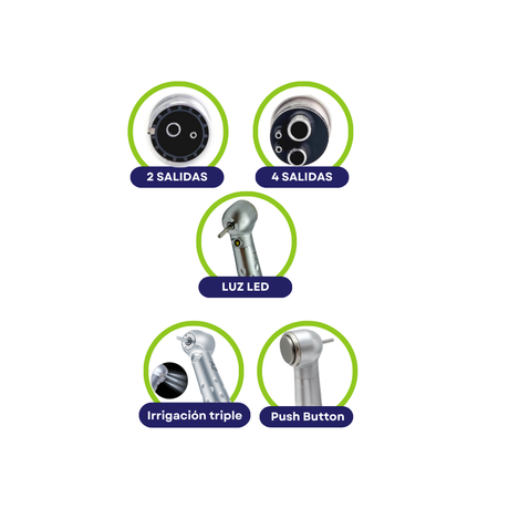 Pieza de Mano Alta Velocidad A2 Pro